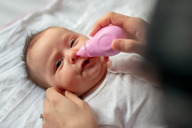 wat te doen als je baby verkouden is